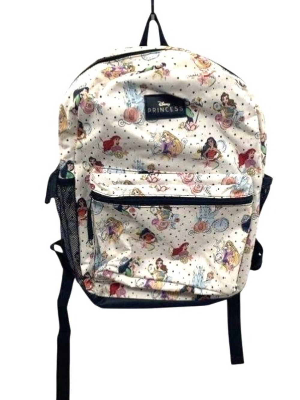 Disney Princess All-Over Print 16" Backpack White By Bioworld